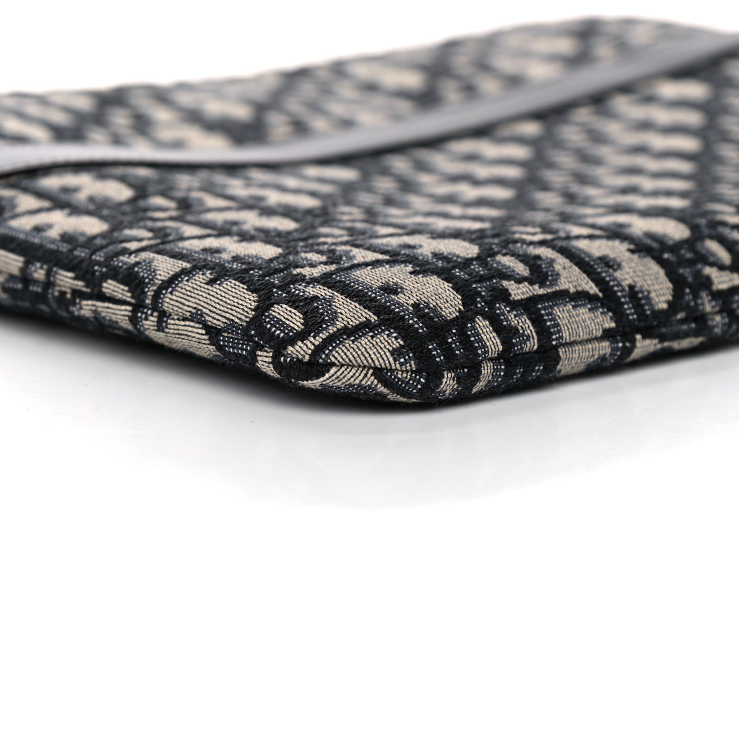 Oblique Pouch Clutch Blue
