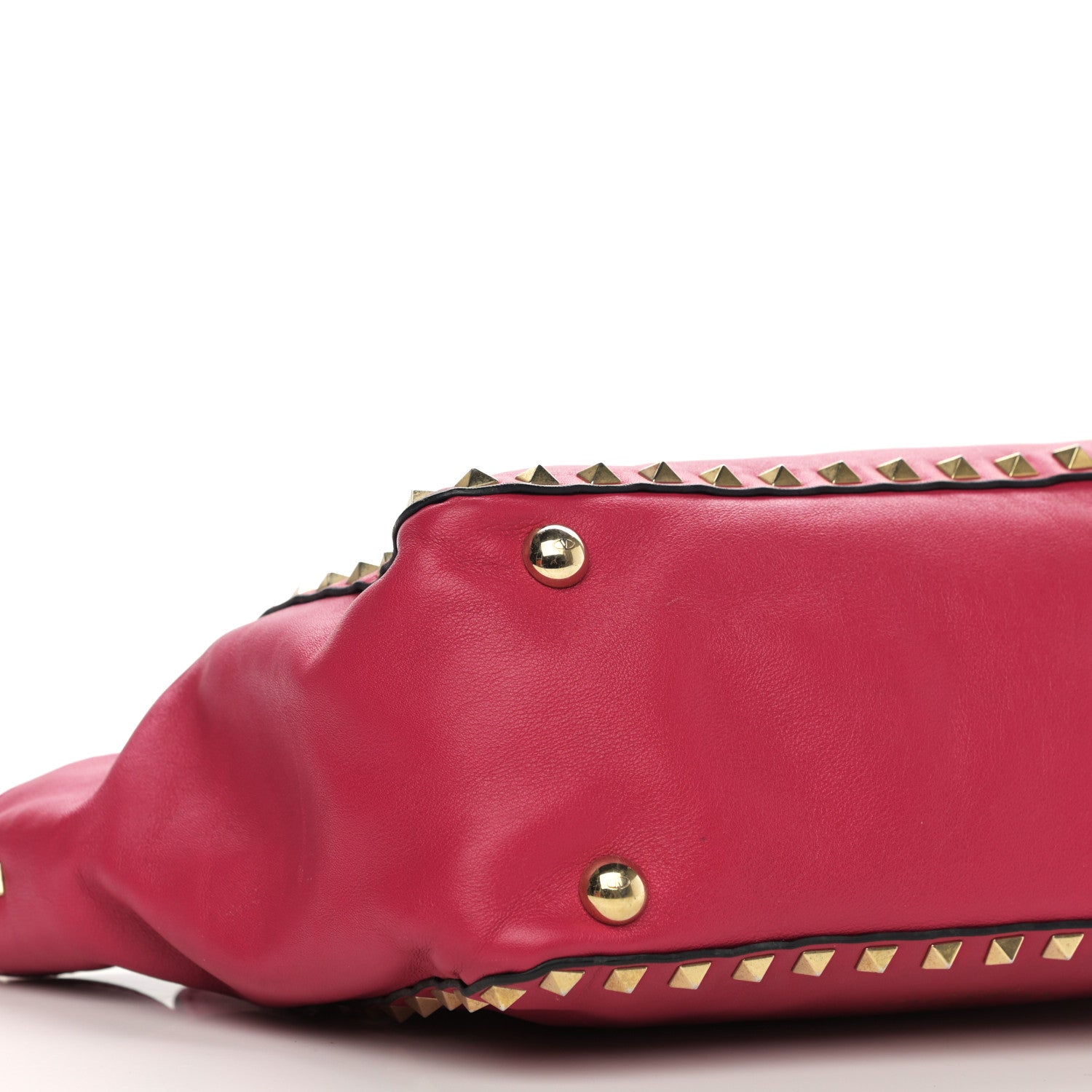Valentino Garavani Vitello Small Rockstud Tote Cyclamin 8 of 14