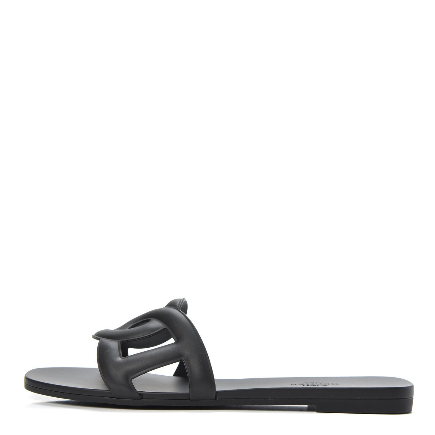 Rubber Aloha Sandals 38 Black