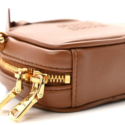 Miu Miu Calfskin Beau Micro Bag Cognac 9 of 10