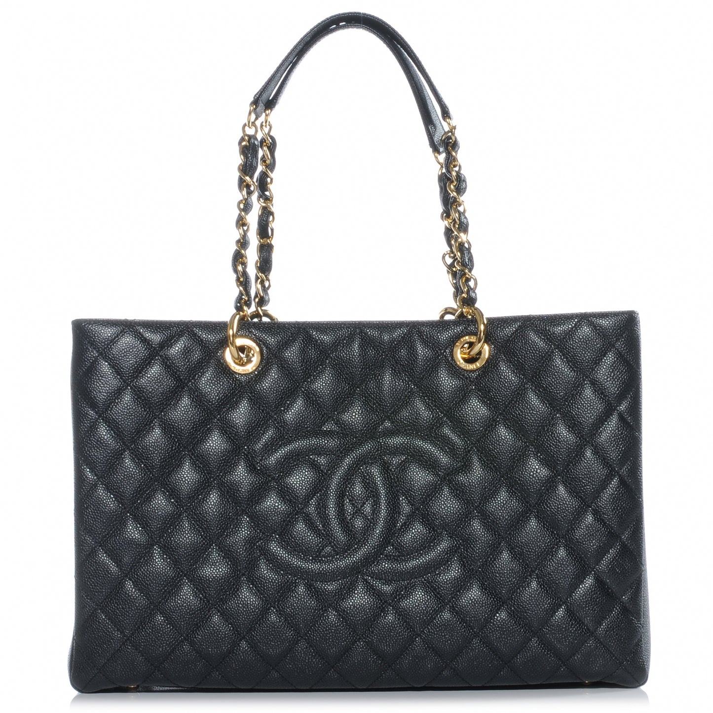 Caviar XL Grand Shopping Tote GST Black