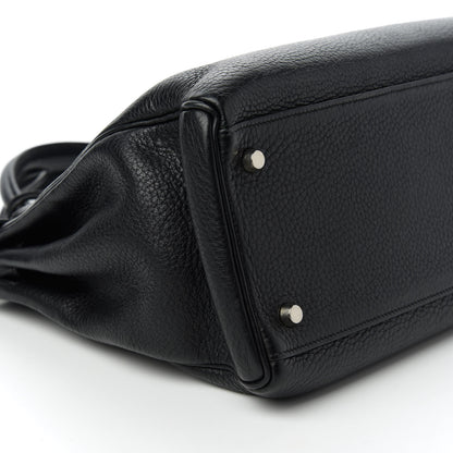 Hermes Taurillon Clemence Kelly Retourne 35 Black 6 of 12