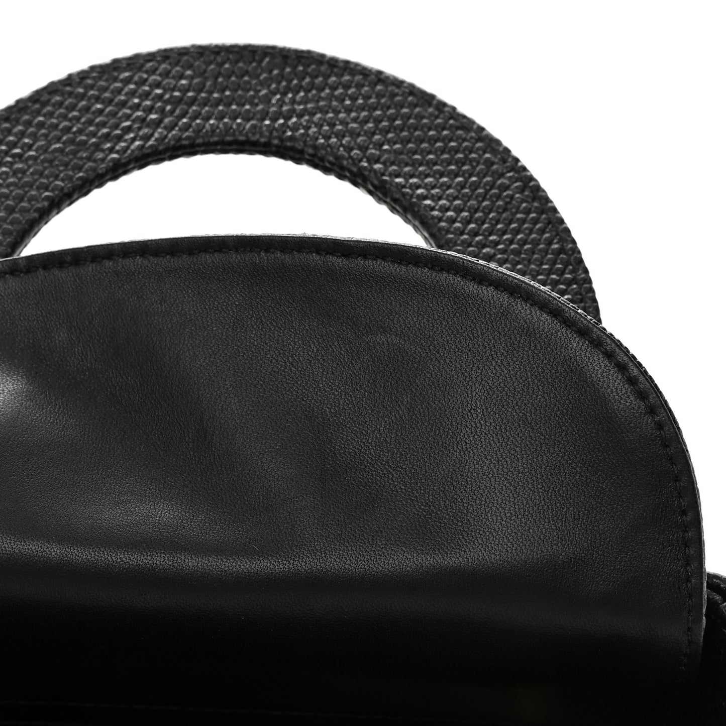 Lizard Small Lady Dior Black