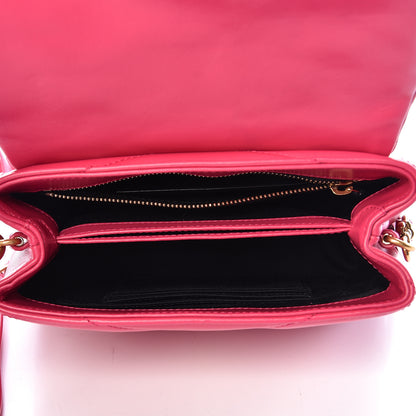 Saint Laurent Calfskin Y Quilted Monogram Toy Loulou Crossbody Bag Freesia 5 of 10