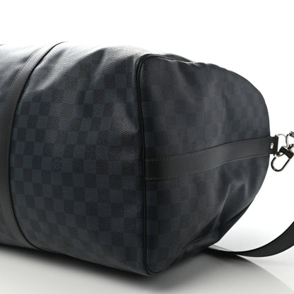 Louis Vuitton Damier Cobalt Keepall Bandouliere 55 9 of 9