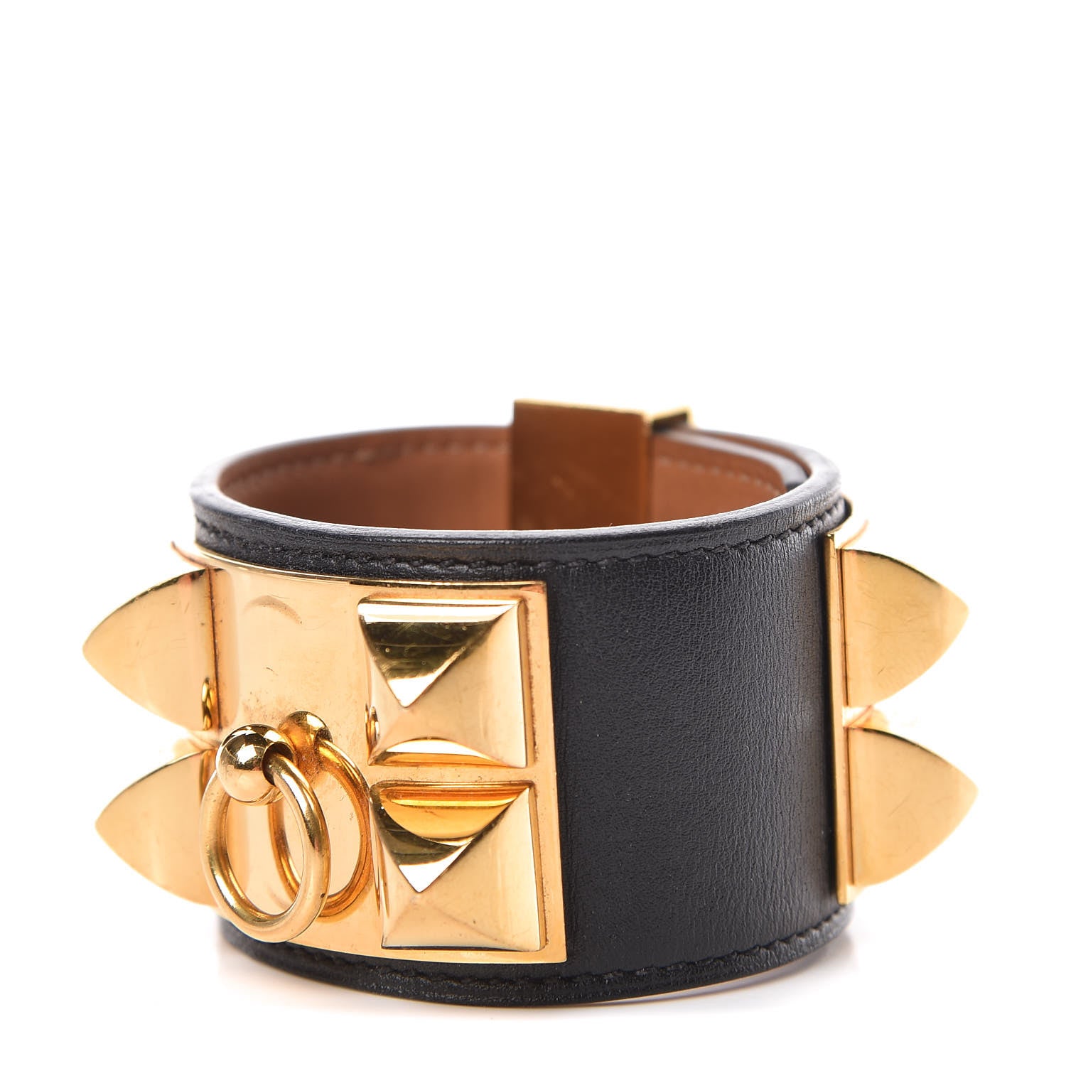 Hermes Box Collier De Chien CDC Bracelet S Black 1 of 5