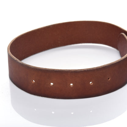 Gucci Cuoio Toscano Nickel Double Double G 40mm Belt 90 36 Cuir 6 of 10