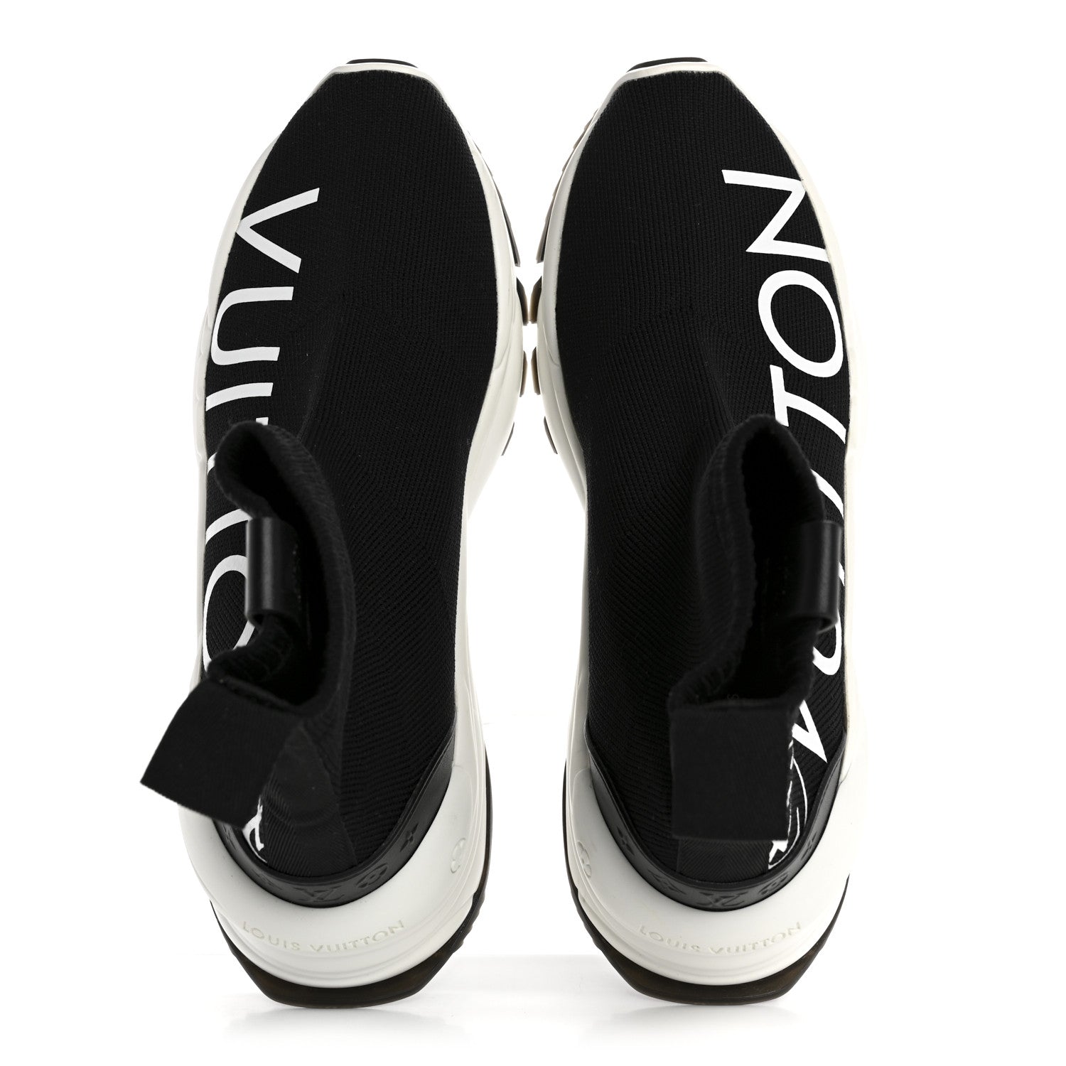 Louis Vuitton Stretch Fabric Run 55 Sneaker Boots 39 Black 2 of 10