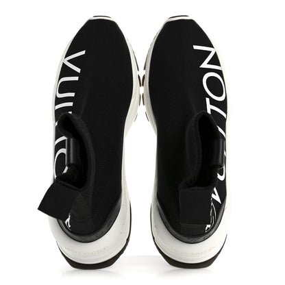 Louis Vuitton Stretch Fabric Run 55 Sneaker Boots 39 Black 2 of 10