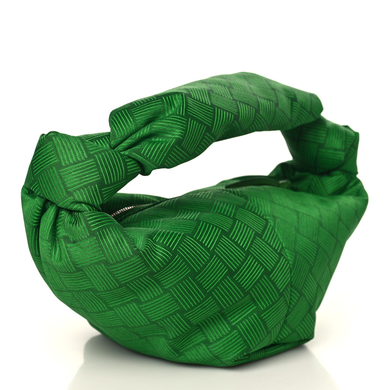 Bottega Veneta Jacquard Mini Double Knot Bag Green 3 of 8