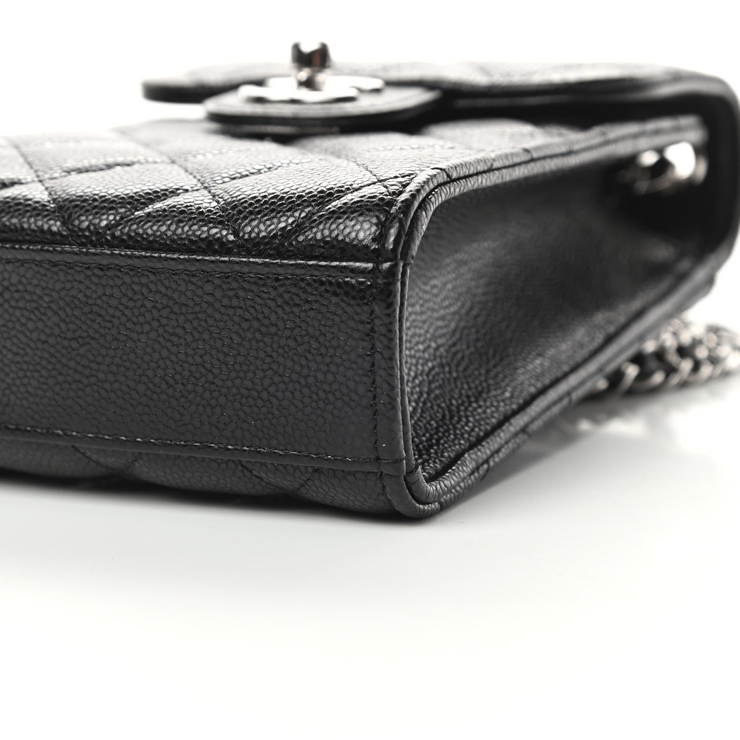 Chanel Caviar Quilted Classic Phone Holder Black 11 of 12