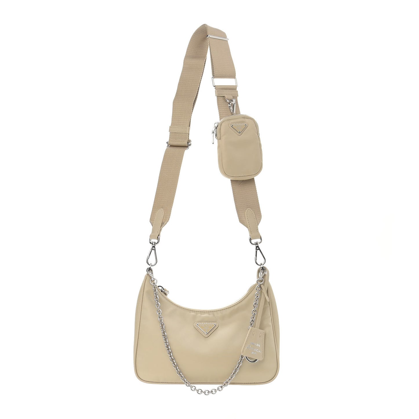 Re-Nylon Saffiano Re-Edition 2005 Shoulder Bag Deserto