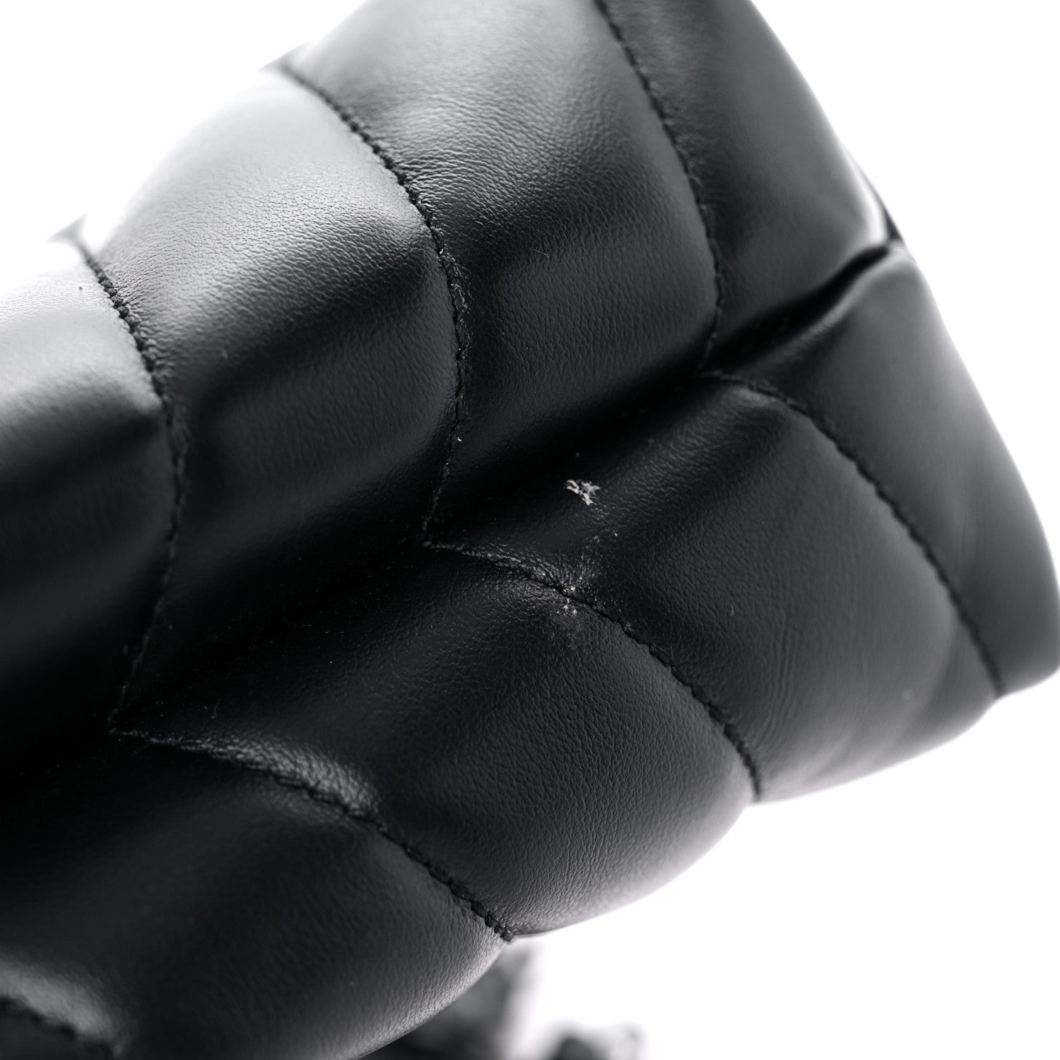 Saint Laurent Calfskin Y Quilted Monogram Monochrome Small Loulou Chain Satchel Black 21 of 21