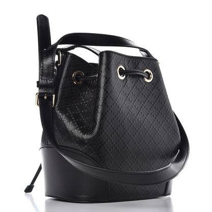 Gucci Bright Diamante Small Bucket Bag Black 3 of 8