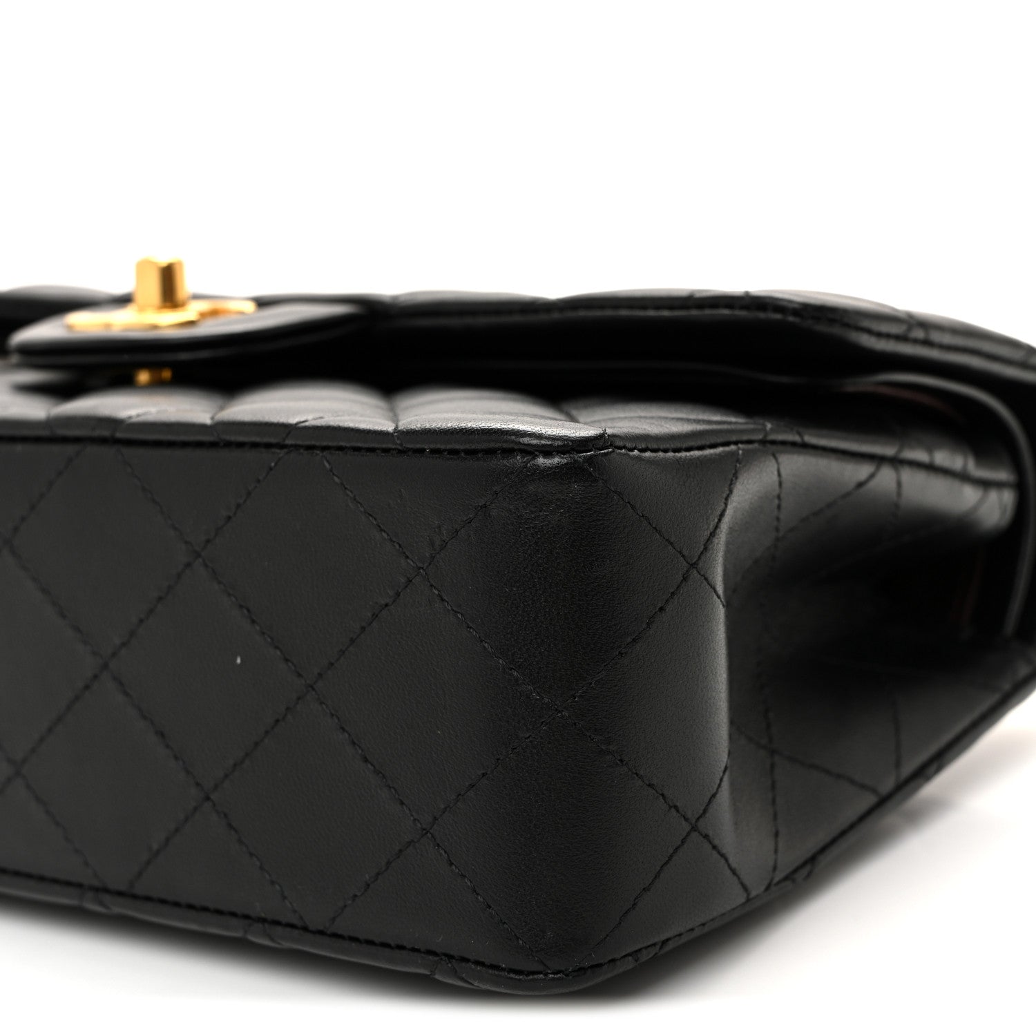 Chanel Lambskin Quilted Small Double Flap Black 10 of 10
