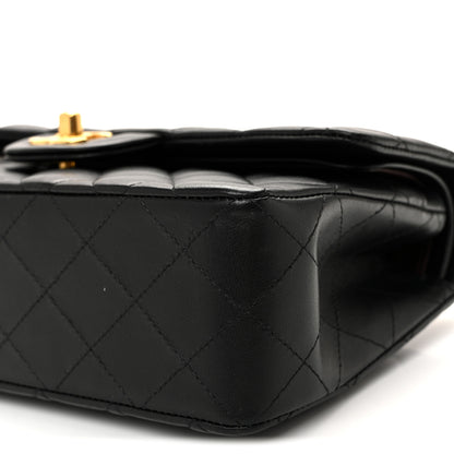 Chanel Lambskin Quilted Small Double Flap Black 10 of 10