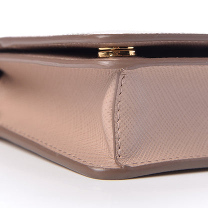 Prada Saffiano Metal Mini Crossbody Bag Cipria 8 of 9