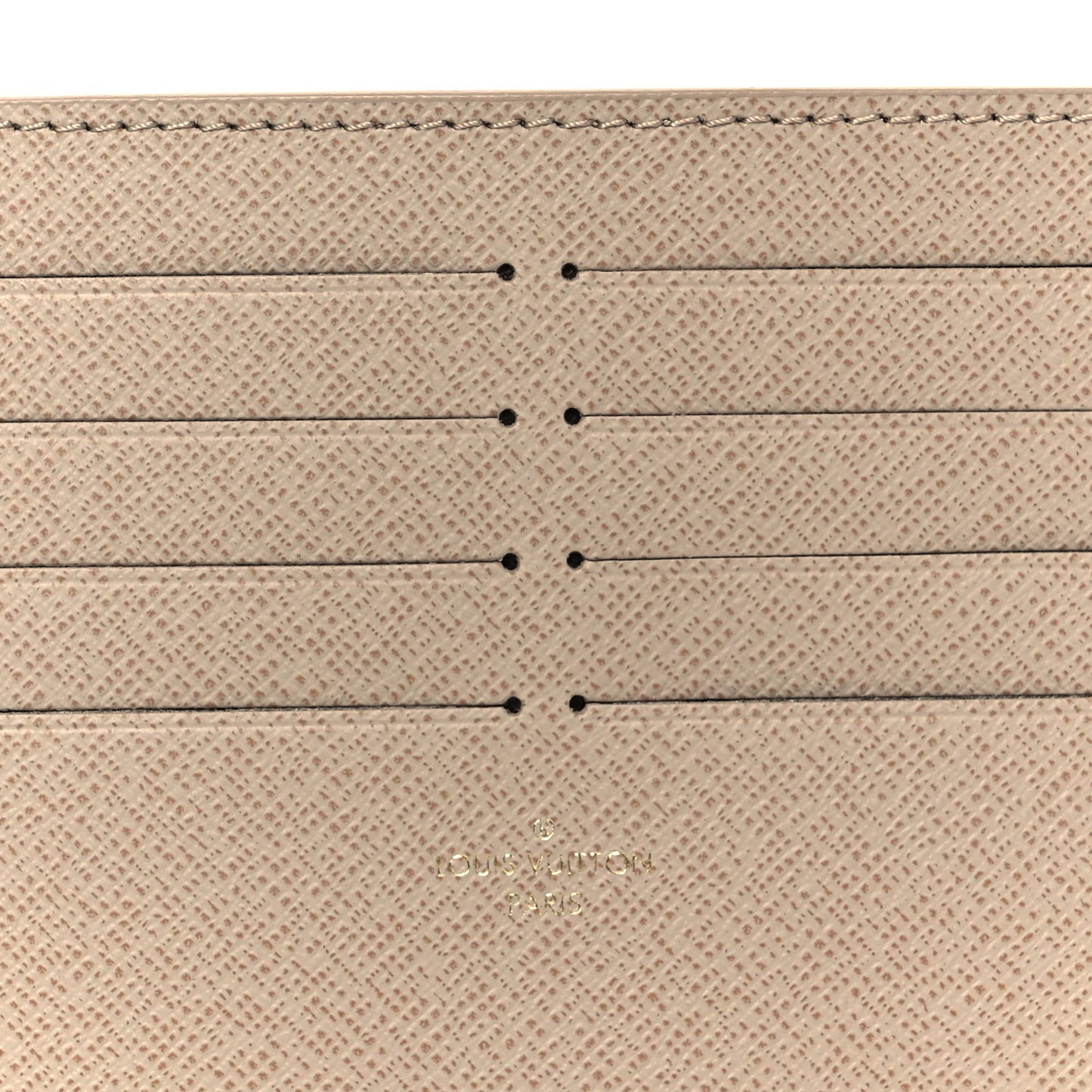Calfskin Felicie Chain Wallet Card Holder Insert Tourterelle