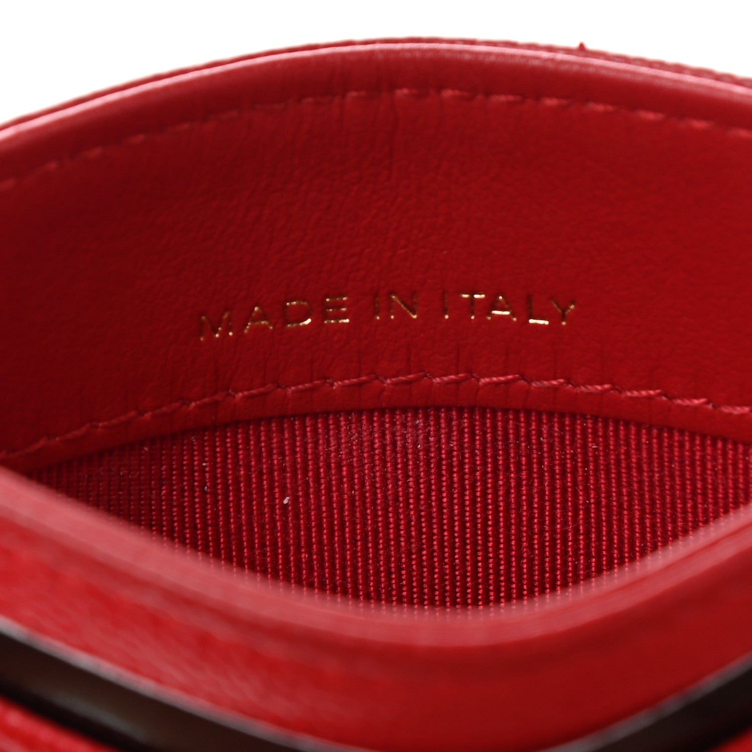Chanel Caviar Quilted Card Holder Red 6 of 10