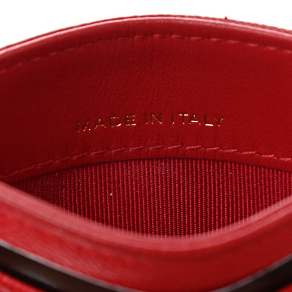 Chanel Caviar Quilted Card Holder Red 6 of 10