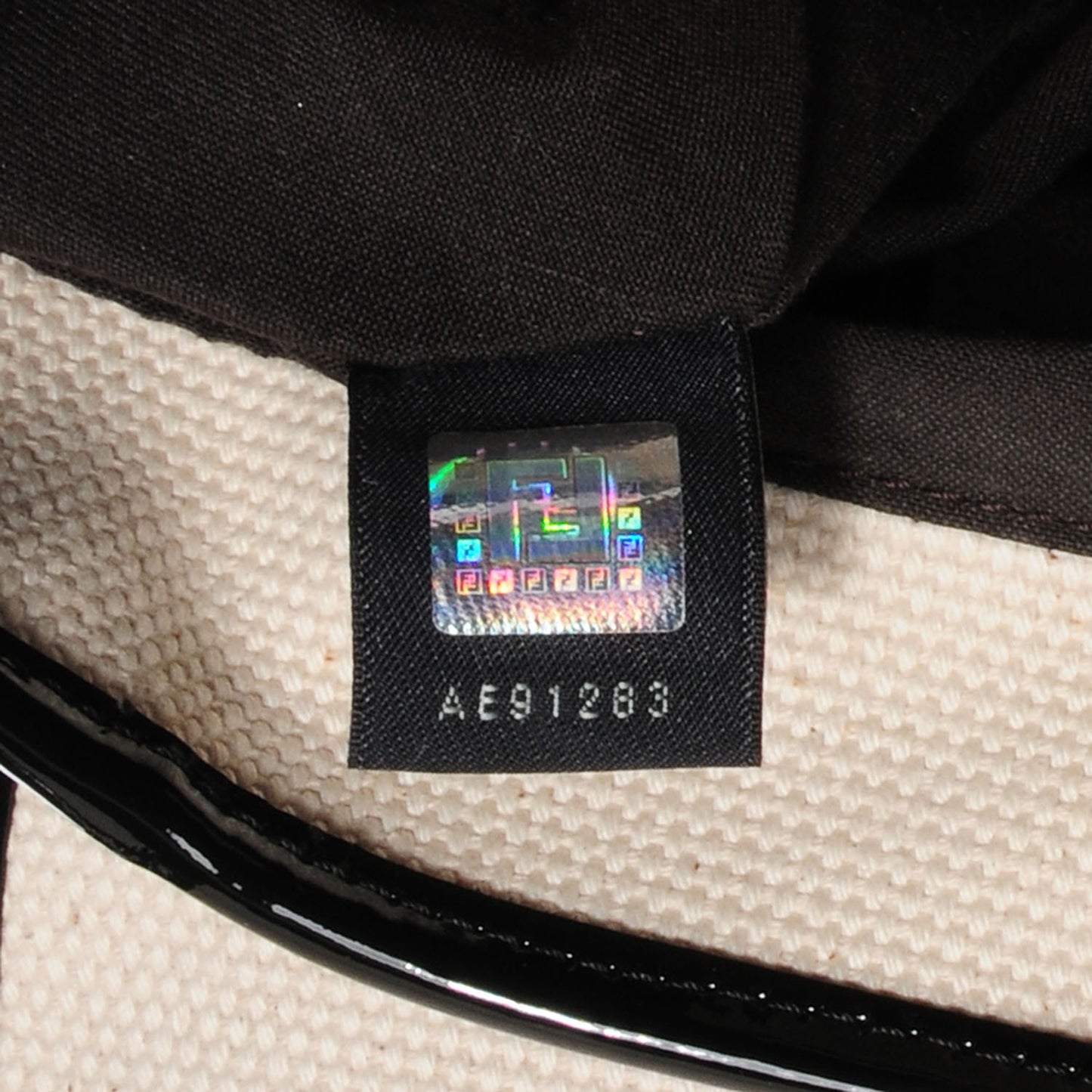 Canvas Patent B Bag Corda Black