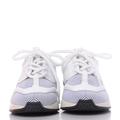 Hermes Calfskin Womens Athlete Sneakers 37 White Multicolor 3 of 10