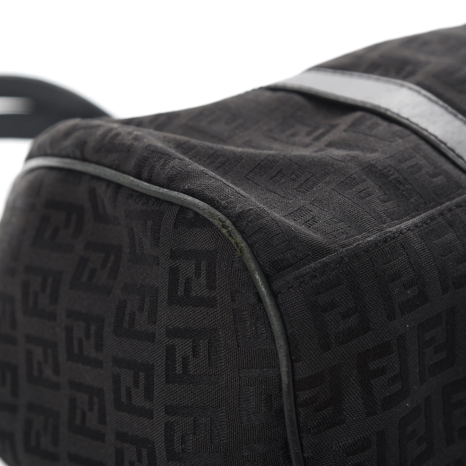 Fendi Zucchino Shoulder Bag Black 9 of 17