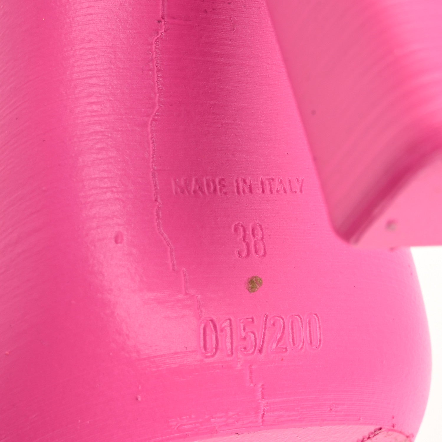 Balenciaga Rubber 3D Printed 110mm Pumps 38 Pink 8 of 9