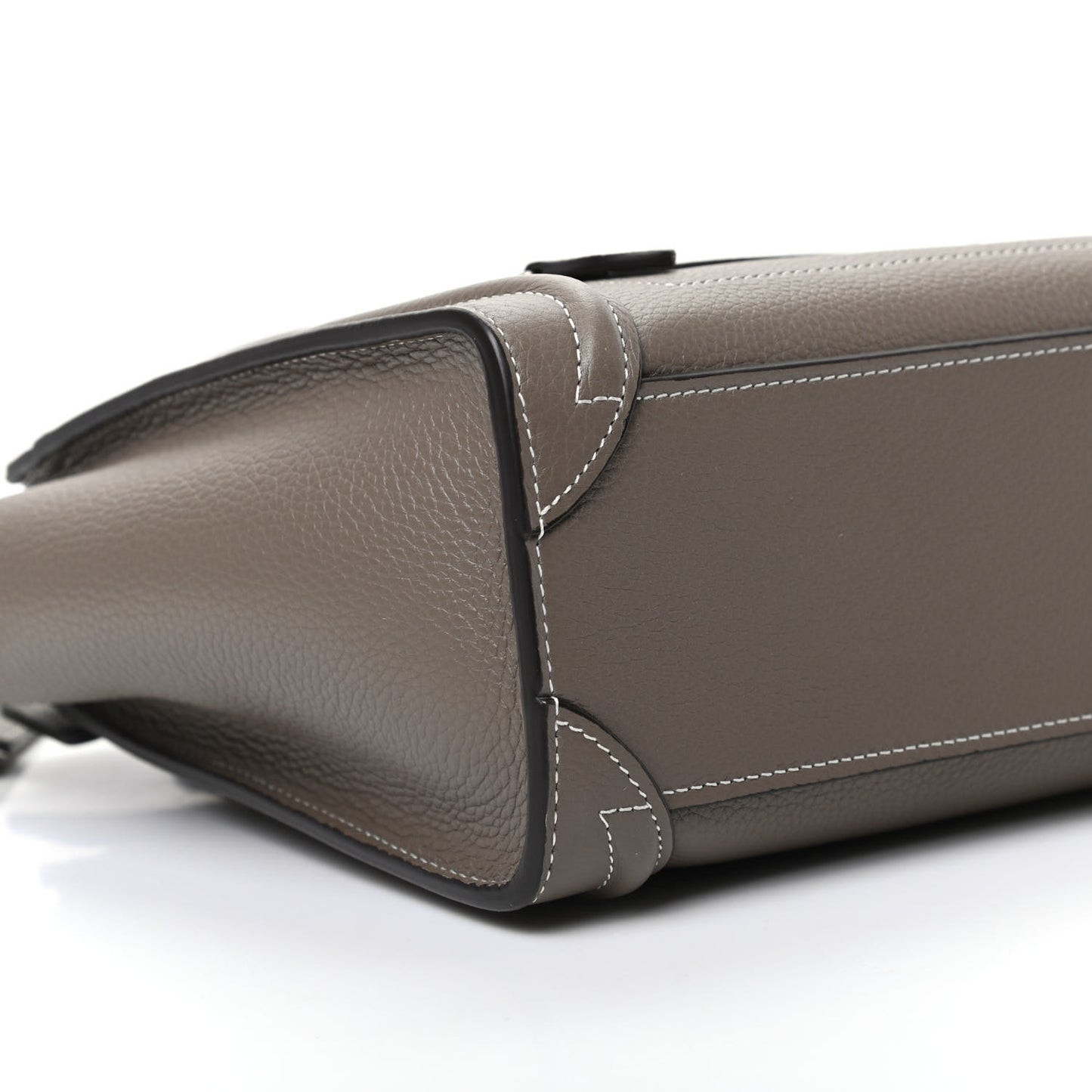 Drummed Calfskin Nano Luggage Souris