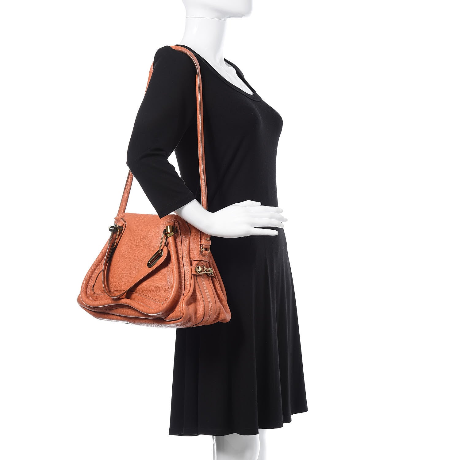 Chloe Calfskin Medium Paraty Suntan 2 of 12