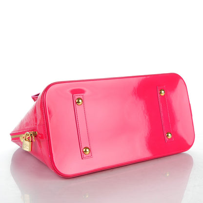 Louis Vuitton Vernis Alma GM Rose Pop 4 of 11