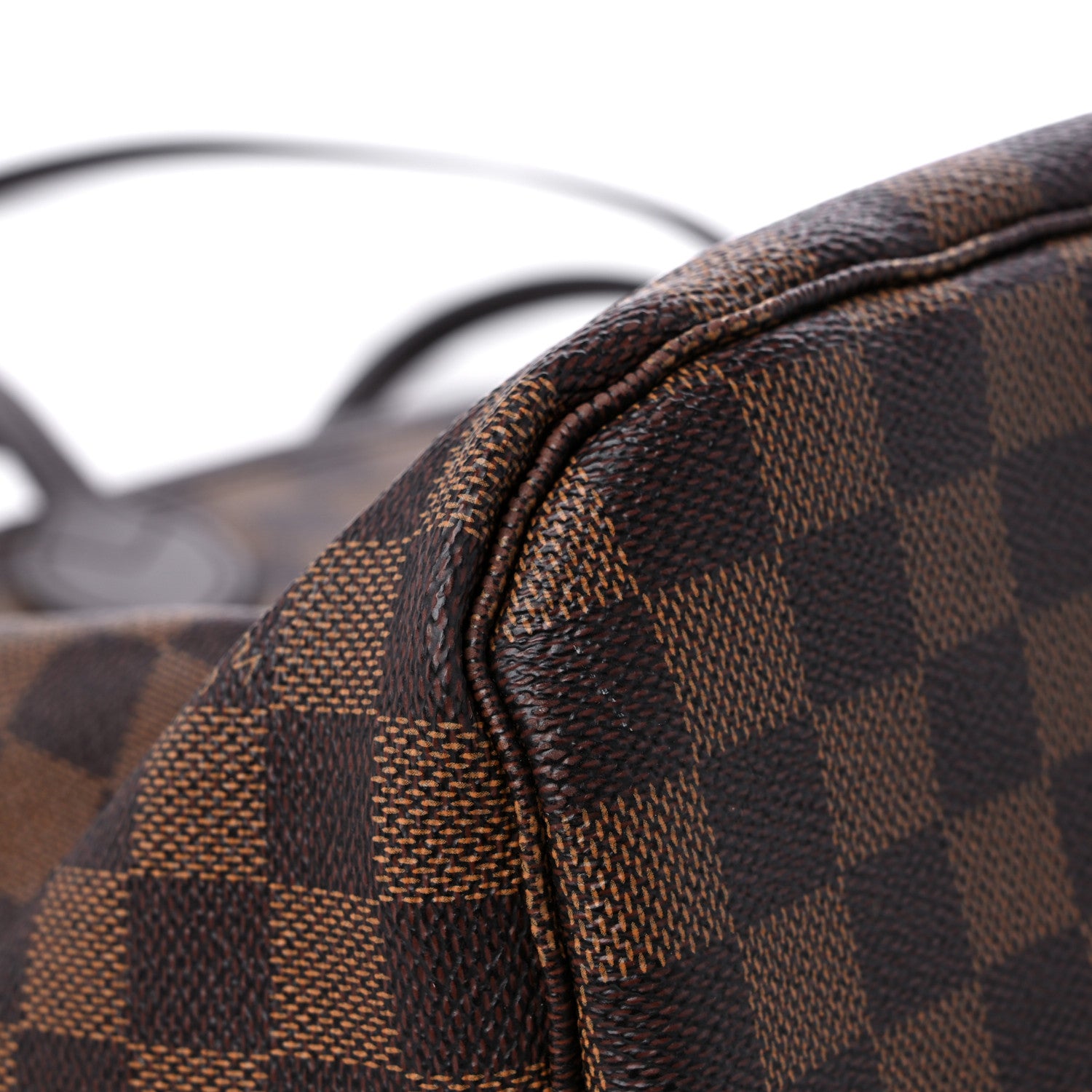 Louis Vuitton Damier Ebene Neo Neverfull MM Rose Ballerine 10 of 15