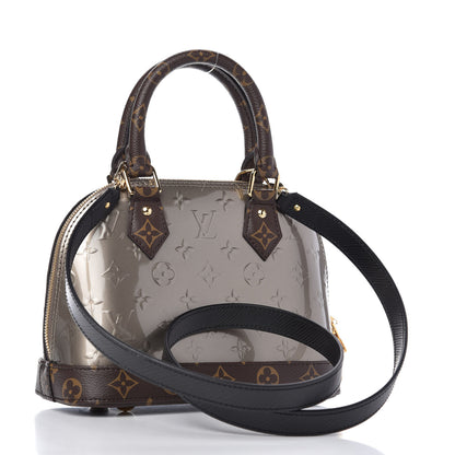 Louis Vuitton Vernis Epi Monogram Alma BB Champagne Metallise 3 of 9