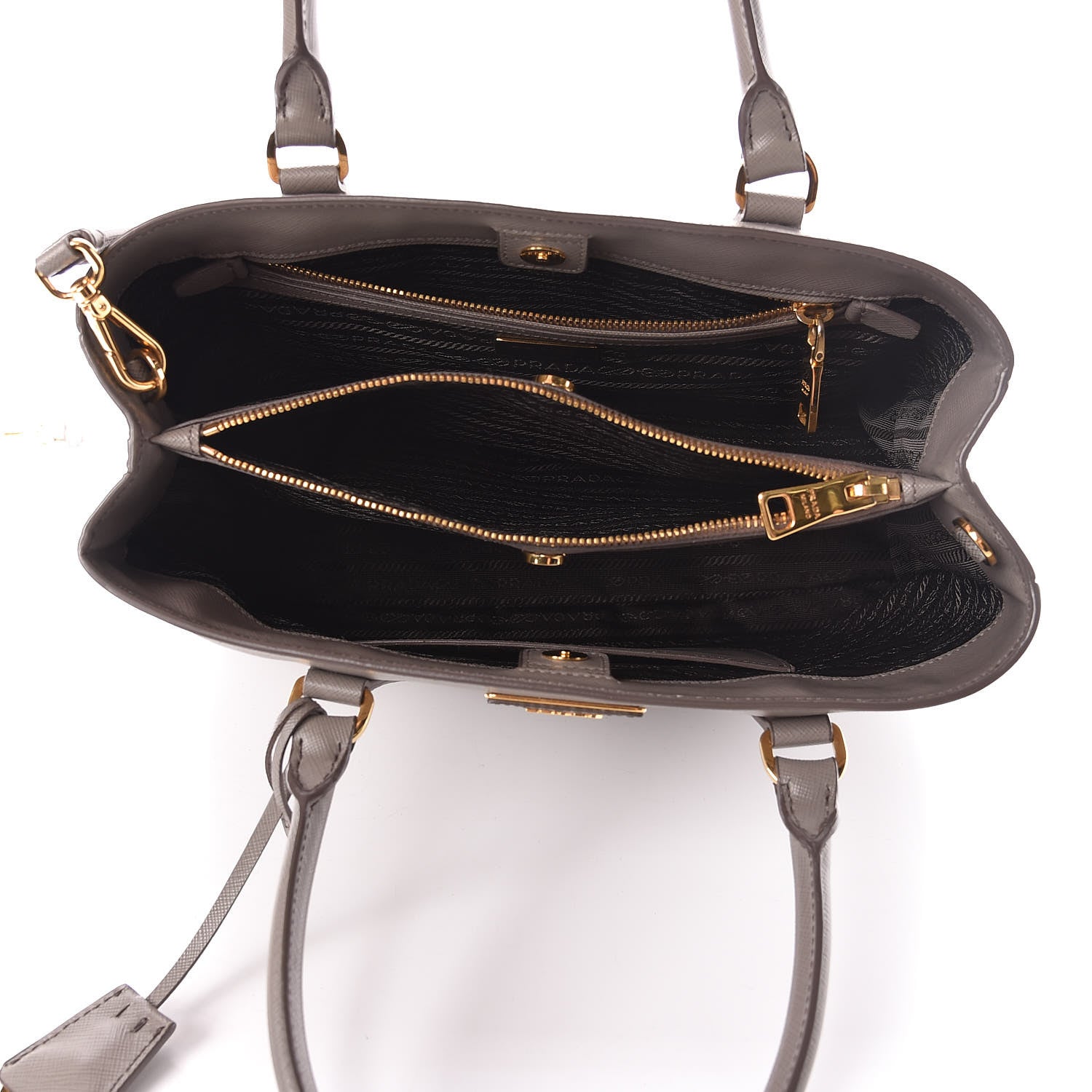 Prada Saffiano Lux Medium Tote Argilla 5 of 14