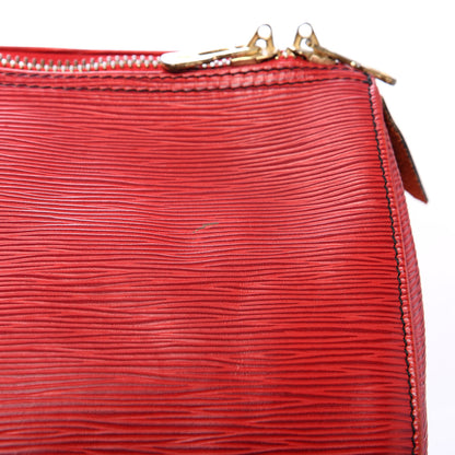 Louis Vuitton Epi Keepall 50 Castillan Red 13 of 15