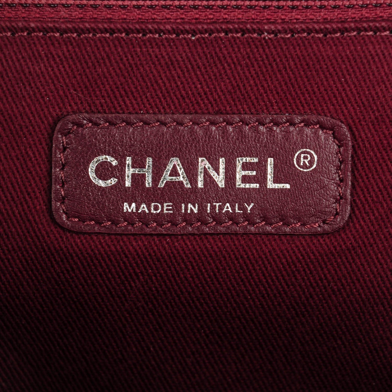 Chanel Goatskin Quilted Large Gentle Boy Flap Dark White 15 of 15