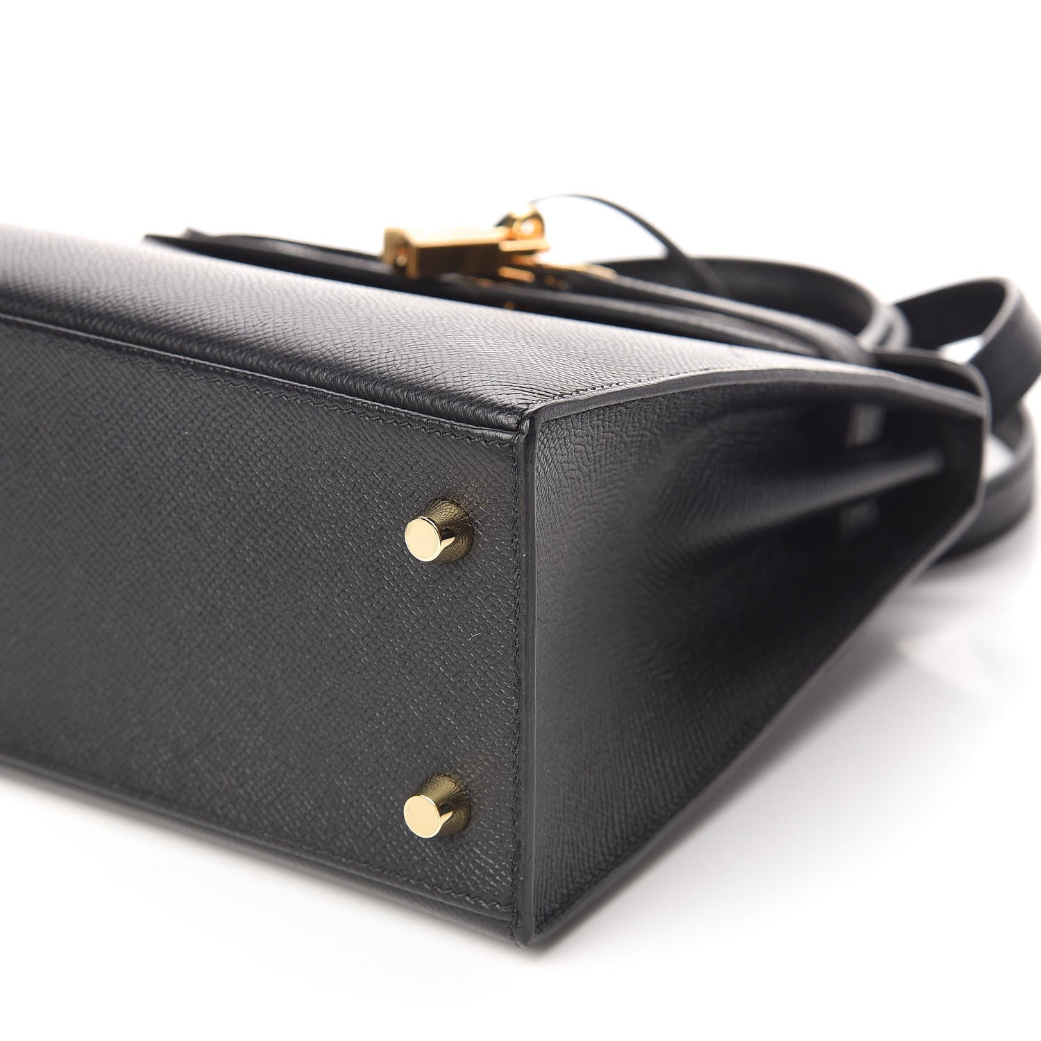 Hermes Epsom Kelly Sellier 25 Black 7 of 34