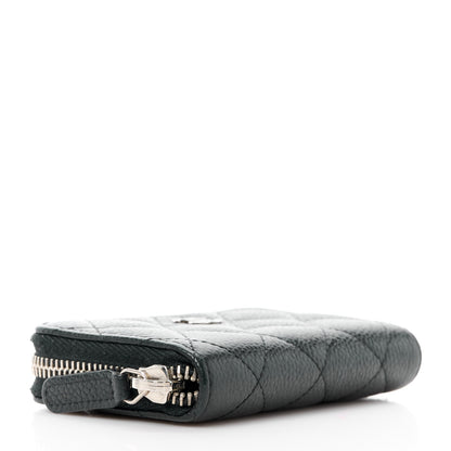 Chanel Caviar Quilted Zip Coin Purse Black 4 of 11