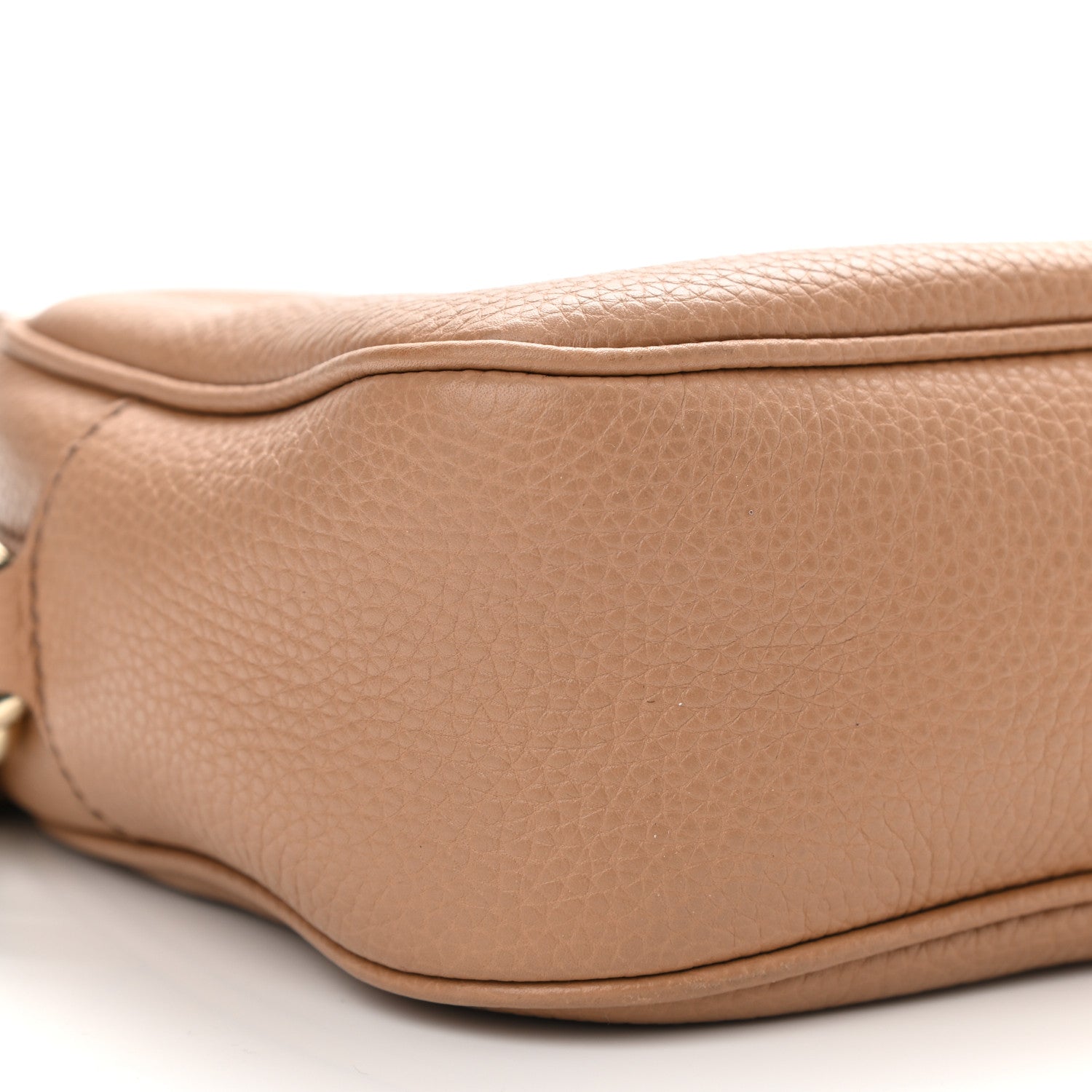 Gucci Pebbled Calfskin Small Soho Disco Bag Camelia 9 of 11