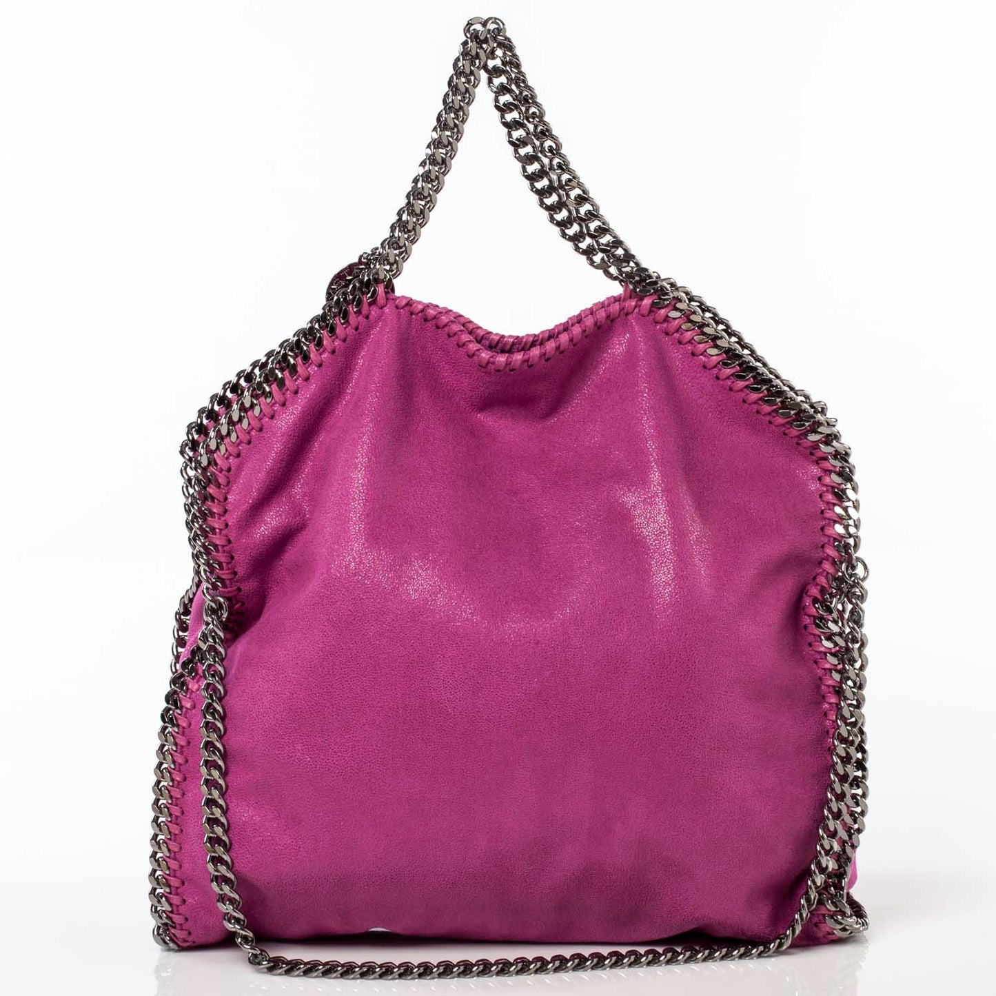 Faux Leather Falabella Tote Pink