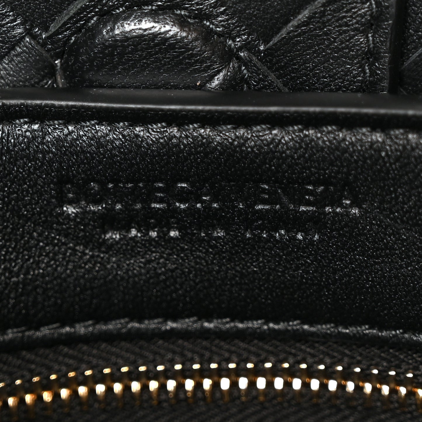 Nappa Intrecciato Small Andiamo Shoulder Bag Black