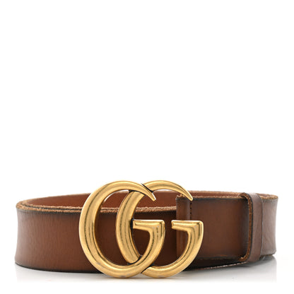 Gucci Faded Calfskin Double G 40mm Belt 95 38 Cuir 1 of 5