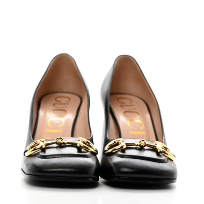 Gucci Malaga Kid Horsebit 75mm Pumps 40 Black 3 of 10