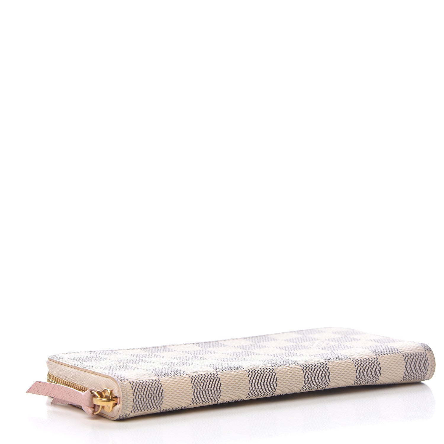 Louis Vuitton Damier Azur Clemence Wallet Rose Ballerine 4 of 12