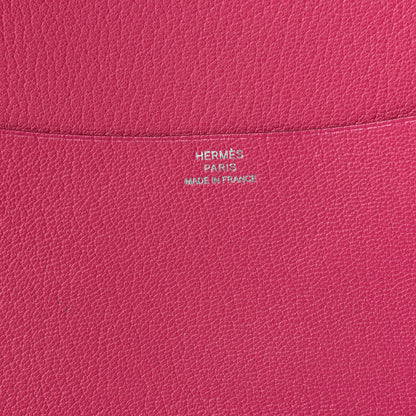 Hermes Chevre Mysore Globe Trotter Agenda Cover Rose Shocking 6 of 13