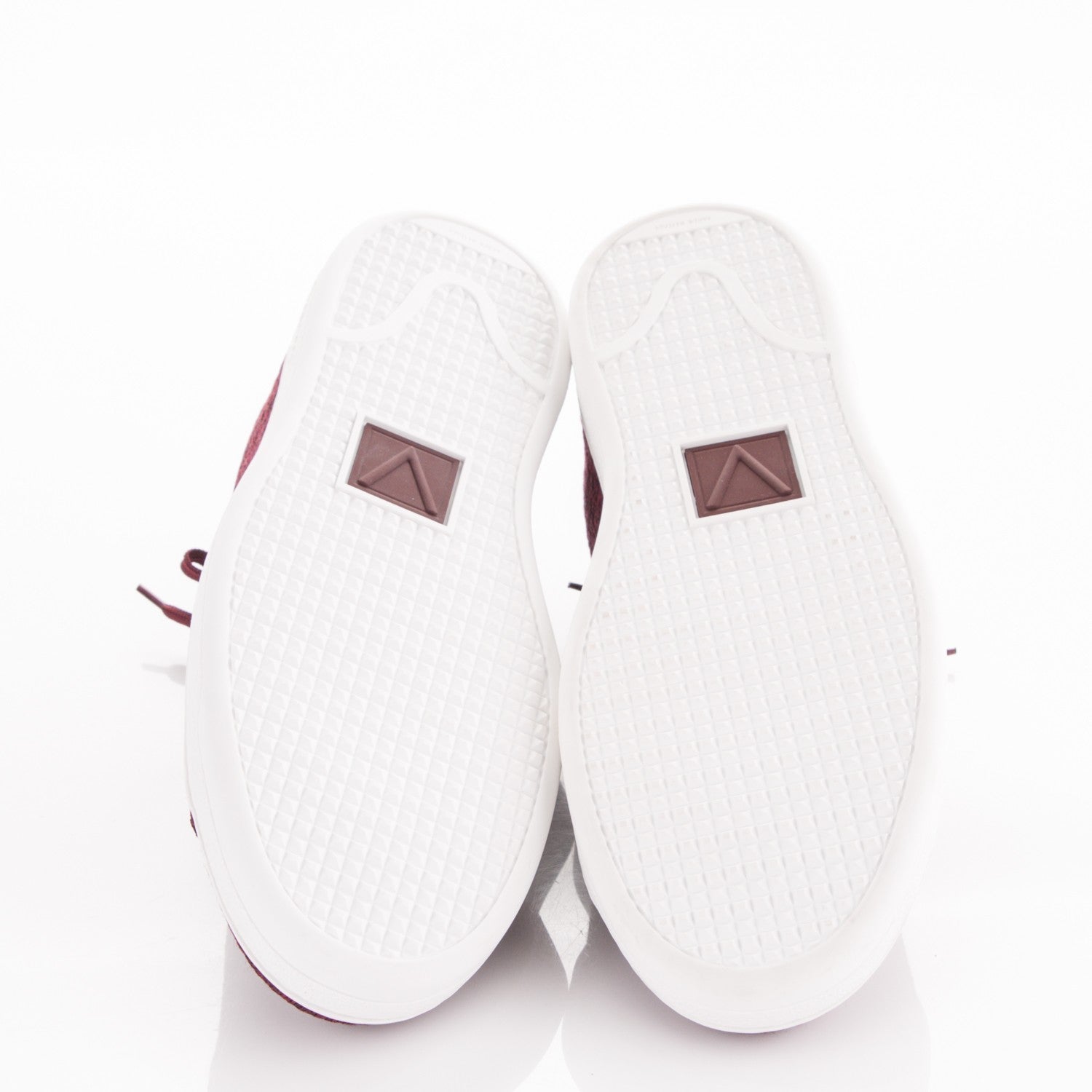 Louis Vuitton Tweed Frontrow Sneakers 9.5 Bordeaux 5 of 8