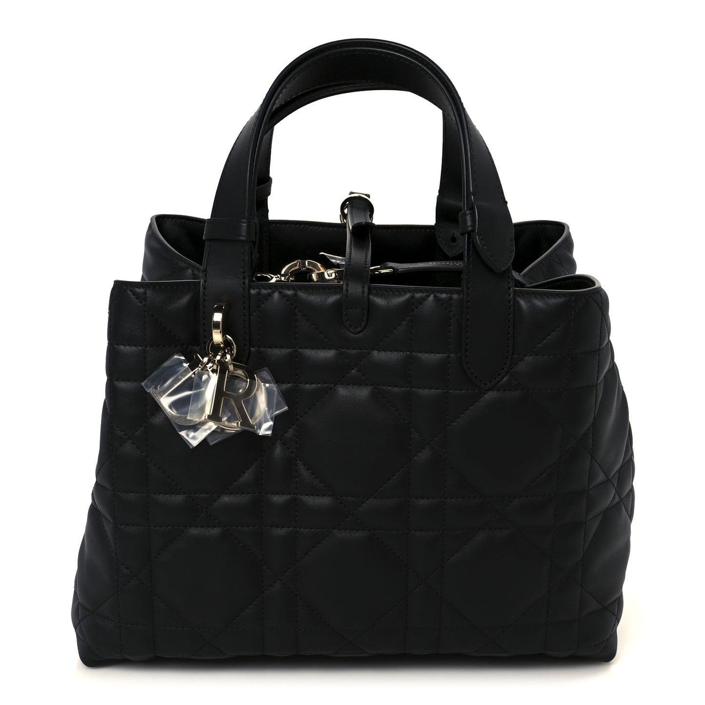 Calfskin Macrocannage Medium Toujours Black