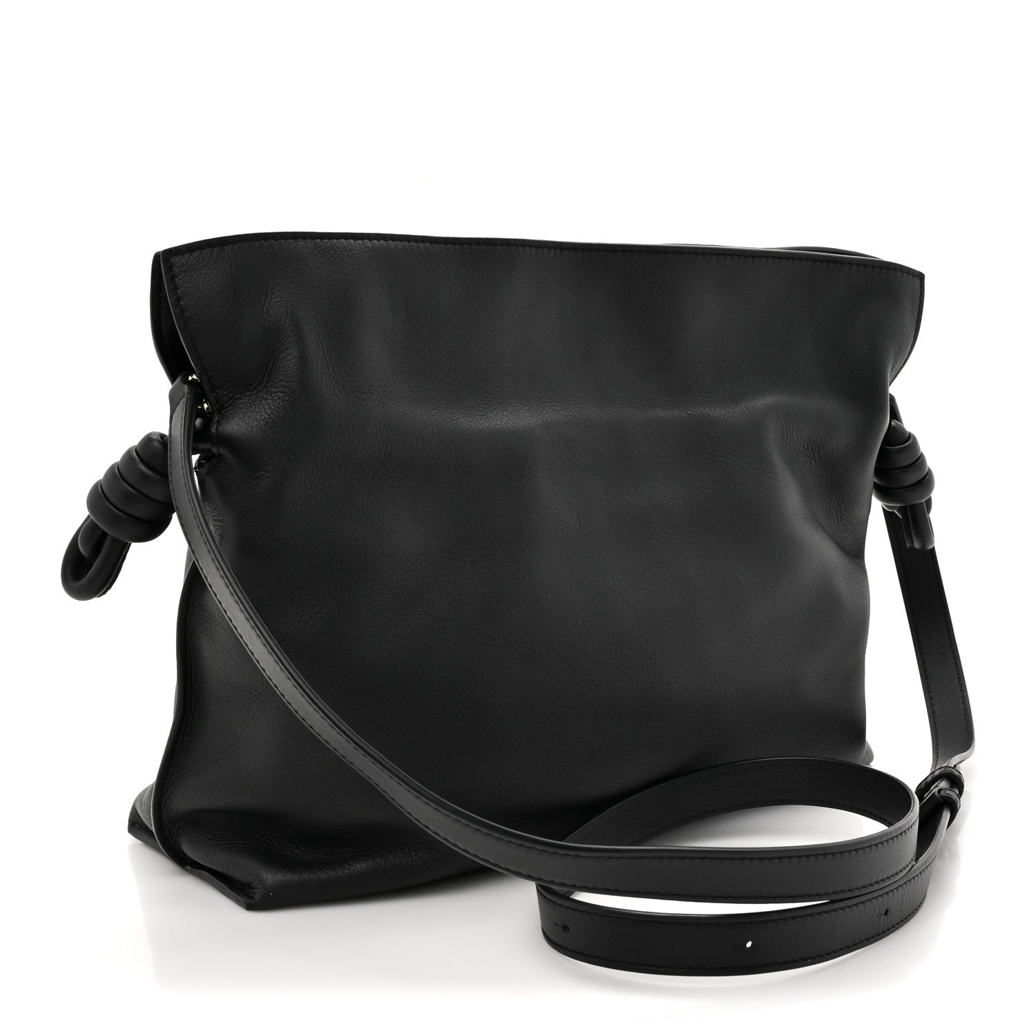 Loewe Nappa Medium Flamenco Knot Bag Black 3 of 12
