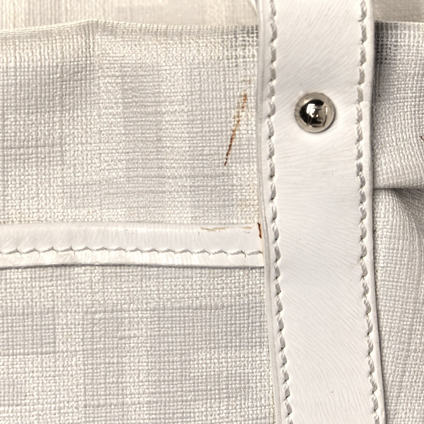 Zucca Spalmati Large Chef Shopper Tote White