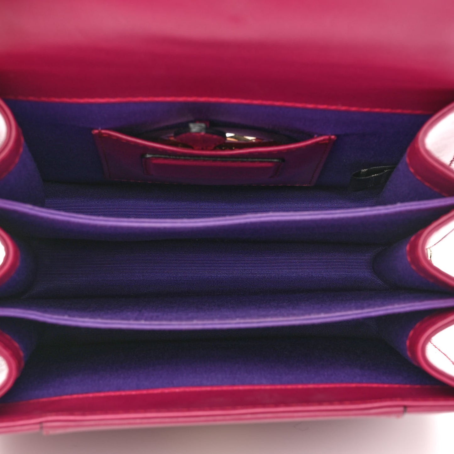 Calfskin Serpenti Forever Top Handle Pink